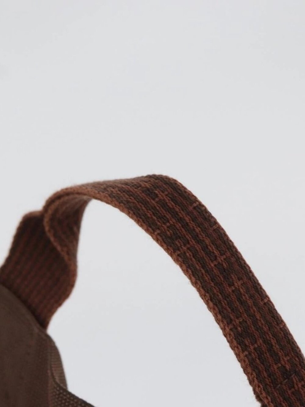 HERMES Her Line Sac A Dos Backpack Canvas Brown Silver Auth ARZ289 - Picture 10 of 16